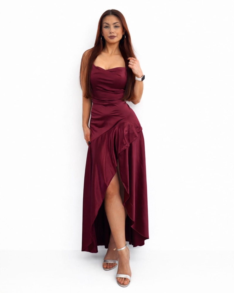 SUKIENKA FALSALIA BURGUND 
